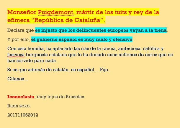 Monseñor Puigdemont